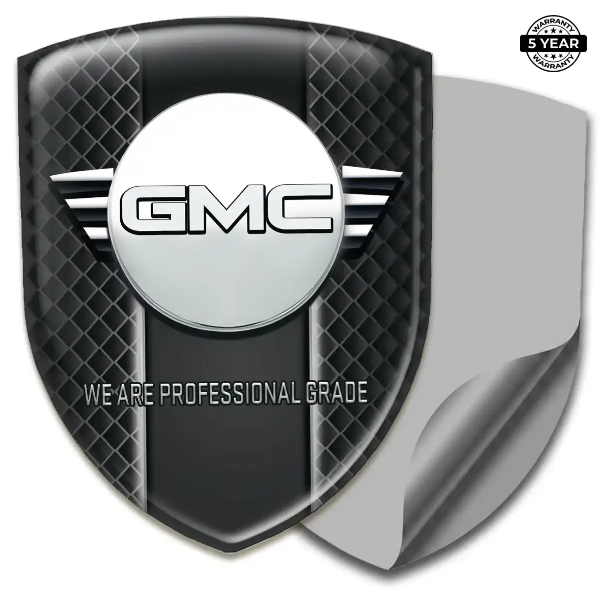 GMC Gel Badge Sticker Elite Finish