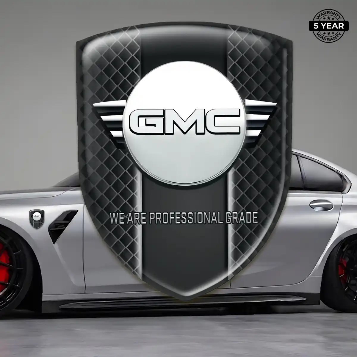 GMC Gel Badge Sticker Elite Finish