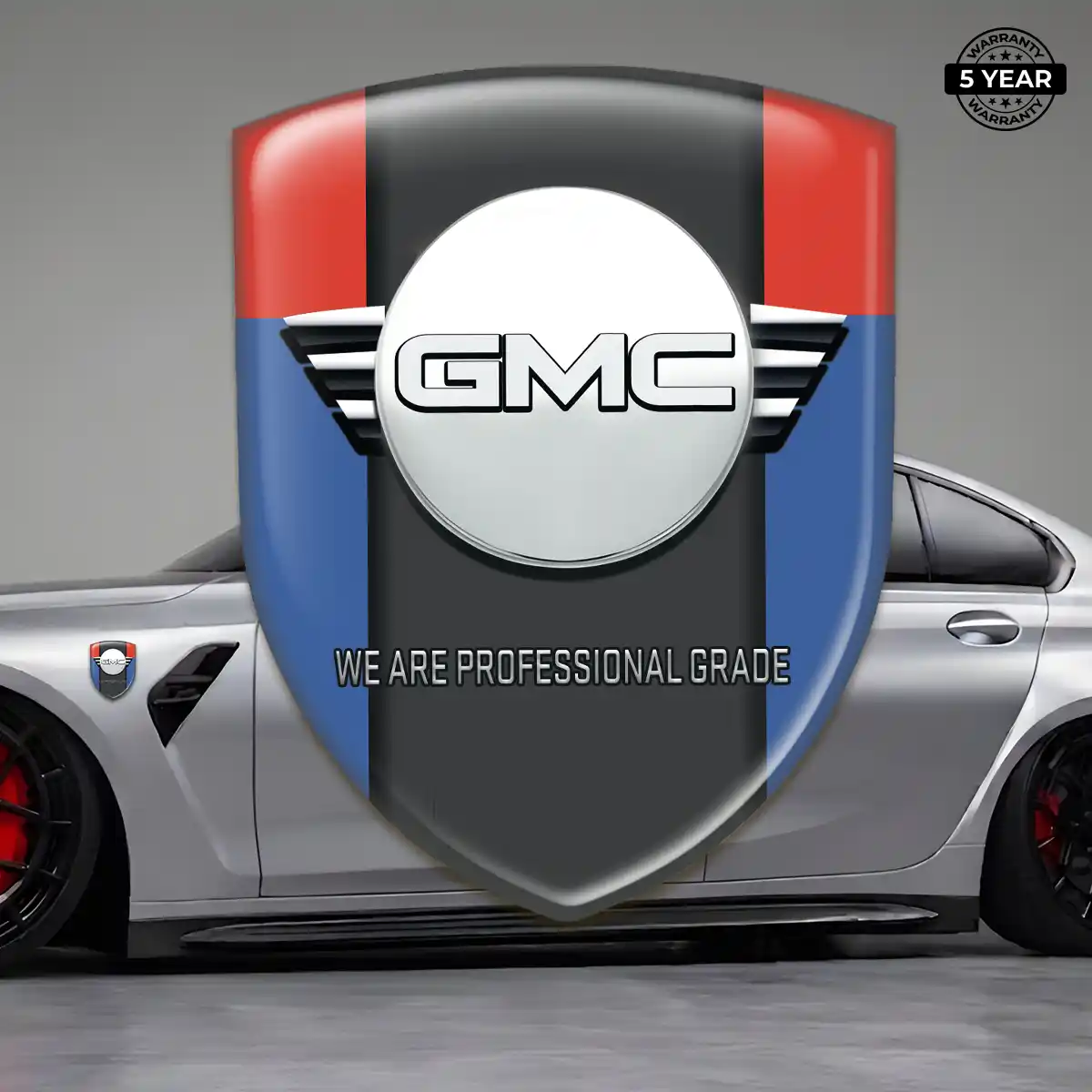 GMC Gel Badge Sticker Premium Dome