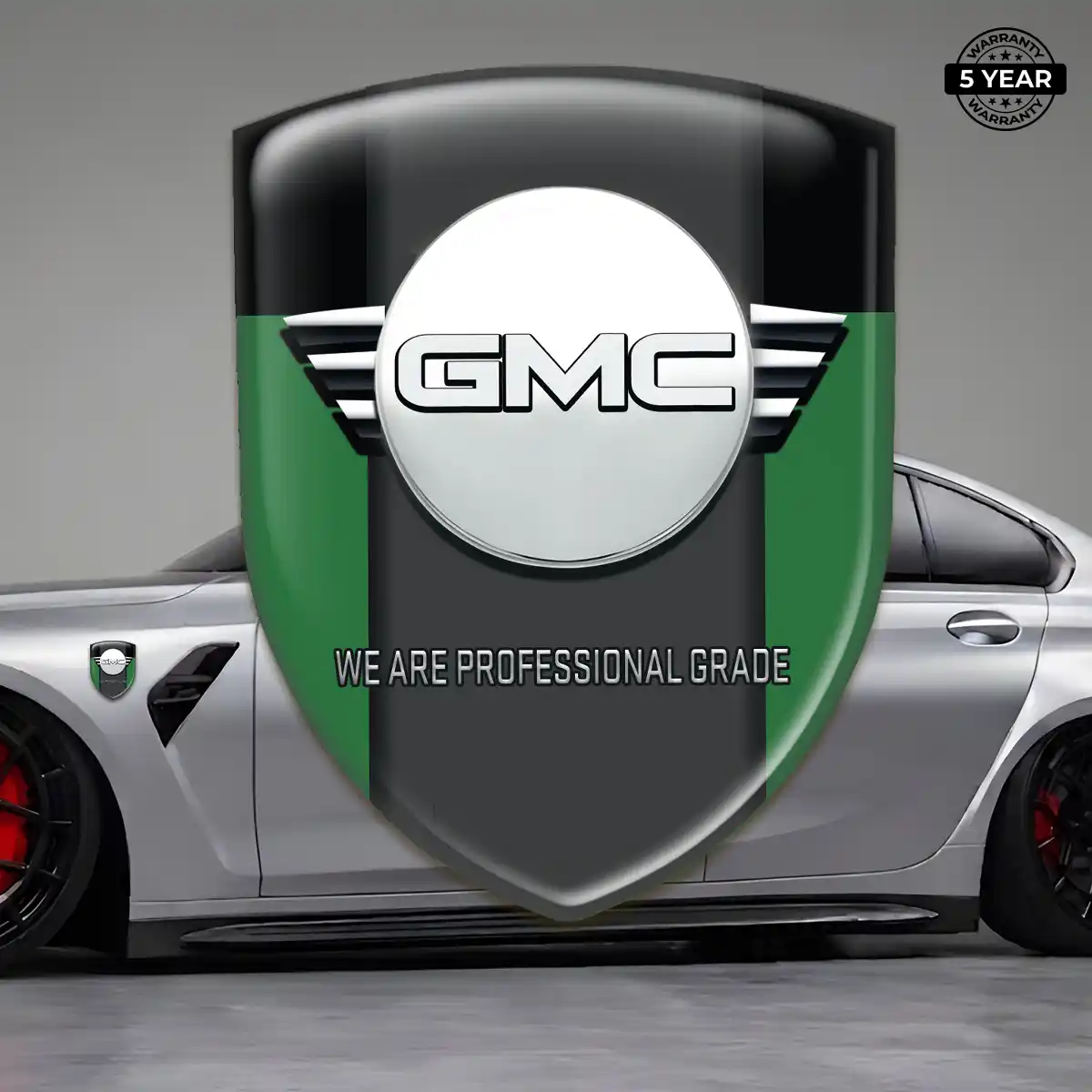 GMC Gel Badge Sticker Refined Design