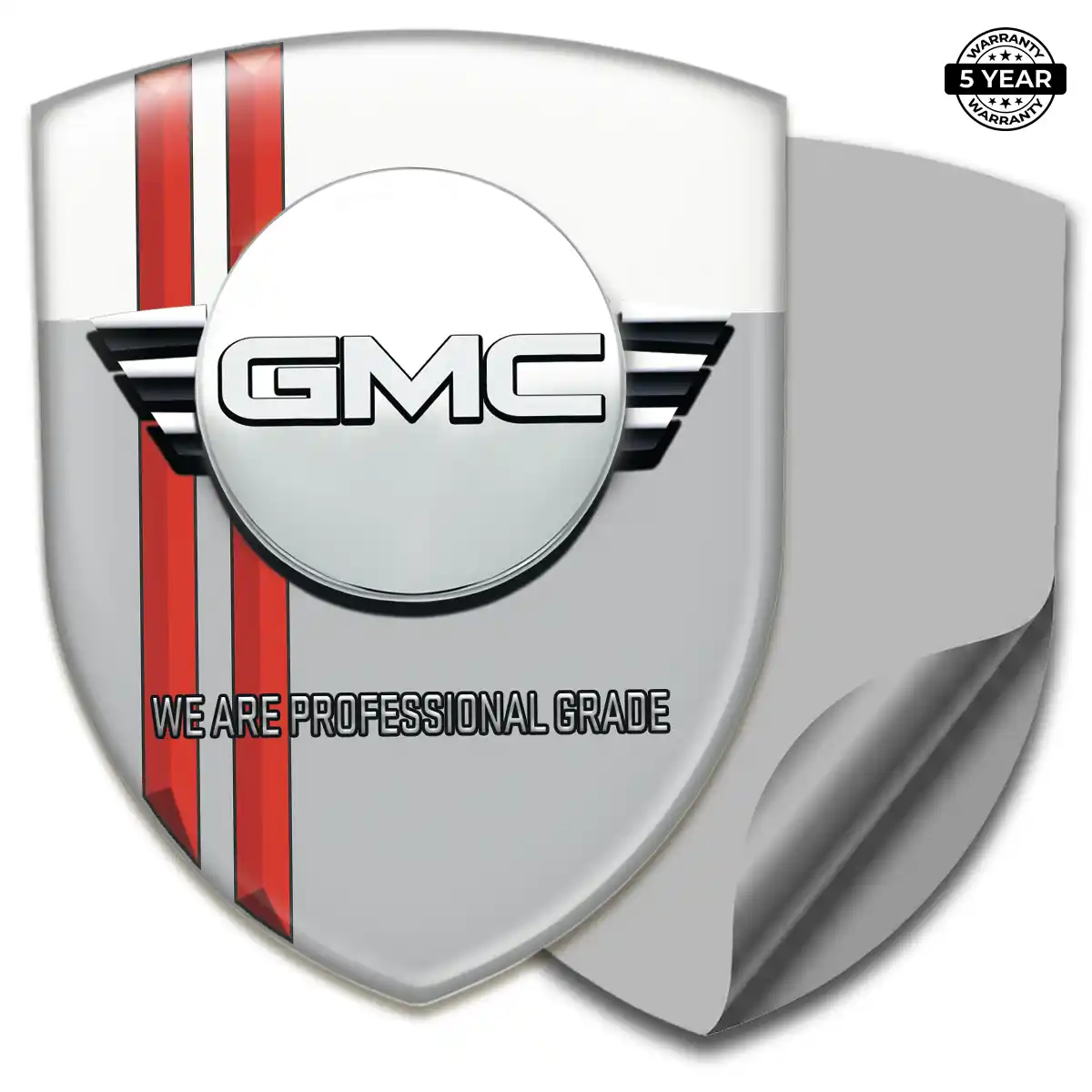 GMC Gel Badge Sticker Sleek Style