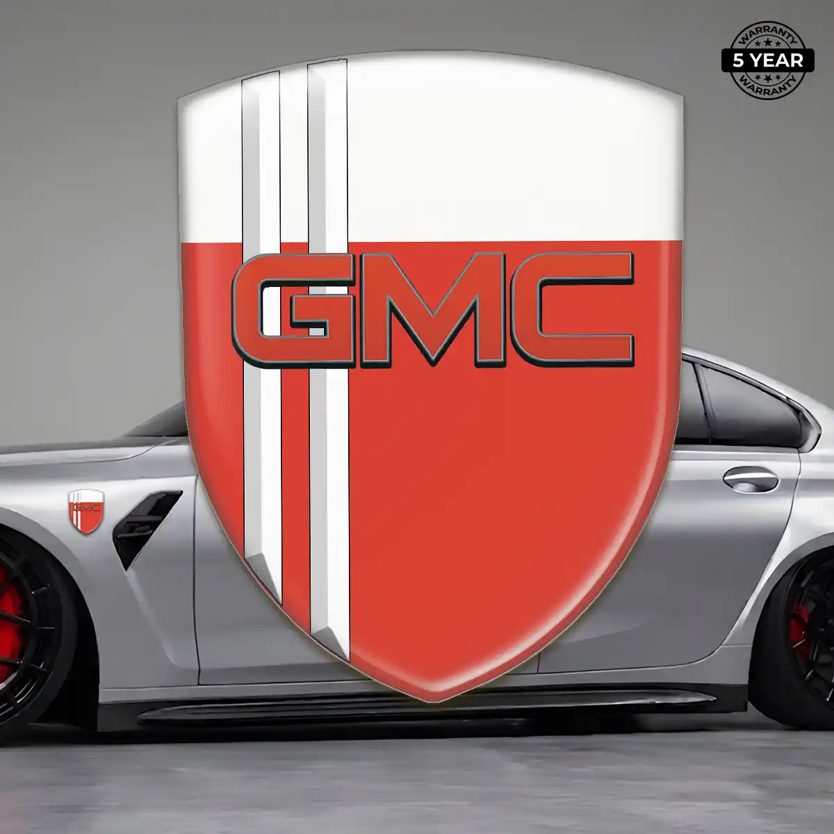 GMC Gel Emblem Sticker Deluxe Edition