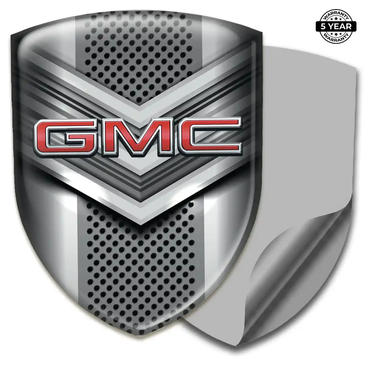 GMC Gel Emblem Sticker Premium Dome