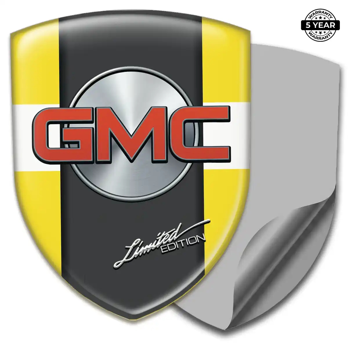 GMC Gel Emblem Sticker Prime Quality