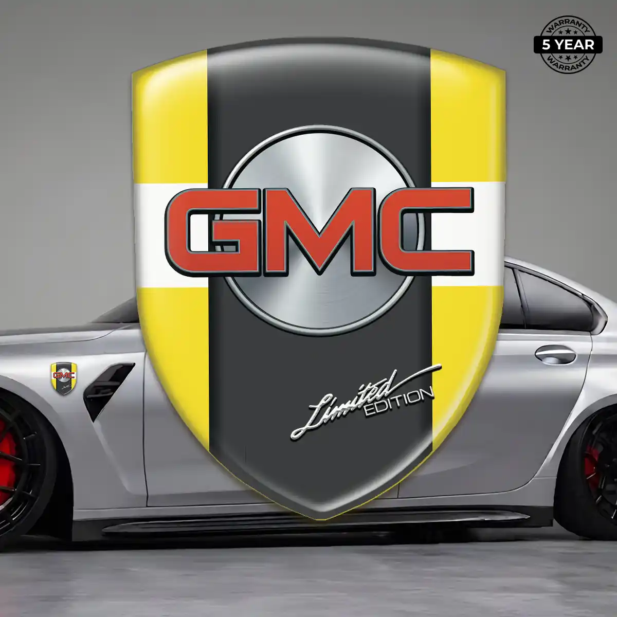 GMC Gel Emblem Sticker Prime Quality