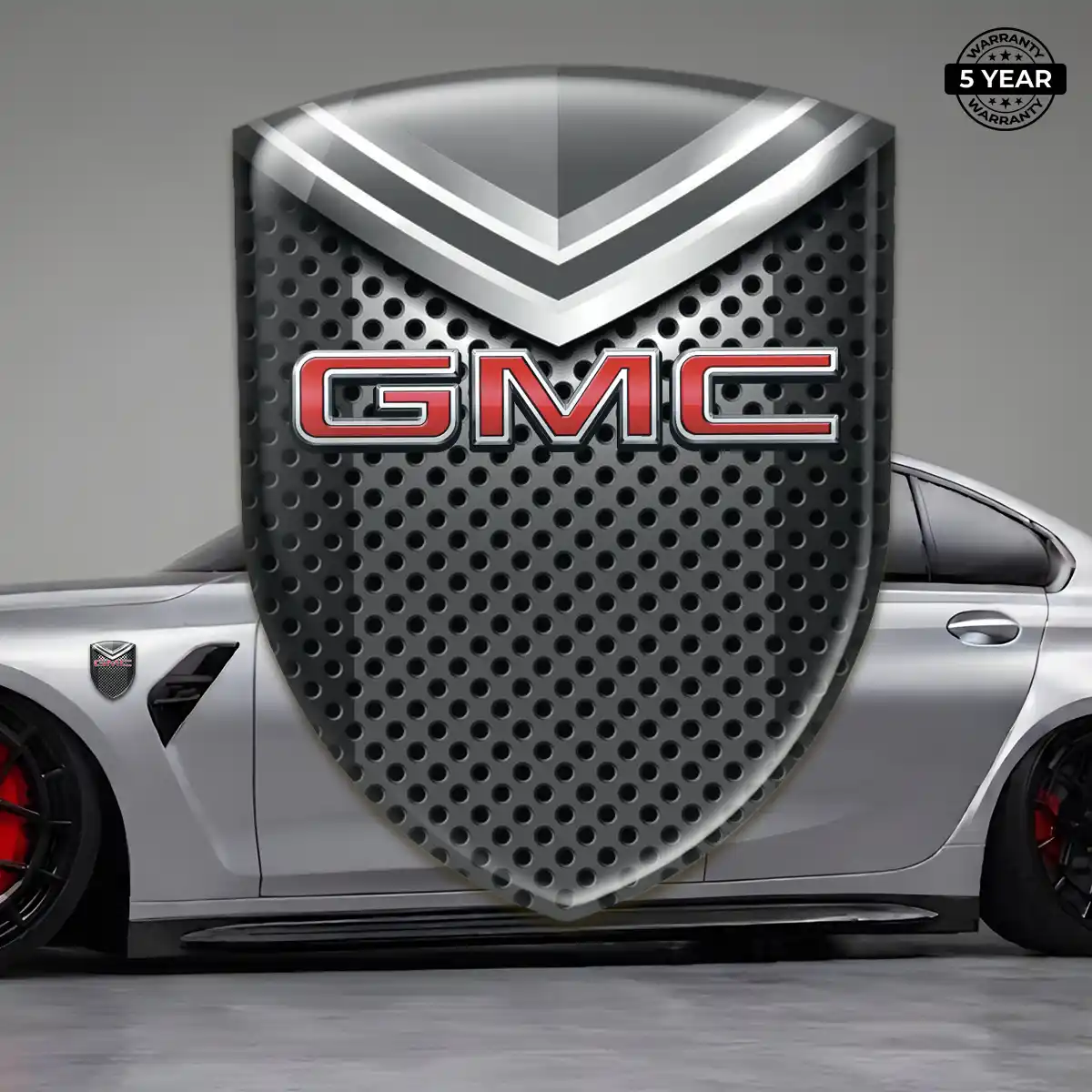 GMC Gel Emblem Sticker Resin Elite