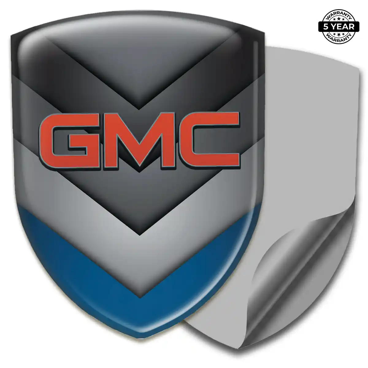 GMC Gel Emblem Sticker Signature Grade