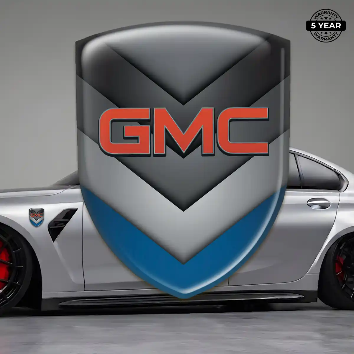 GMC Gel Emblem Sticker Signature Grade