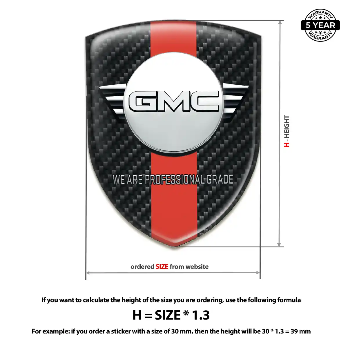 GMC Logo Badge Elite Edition