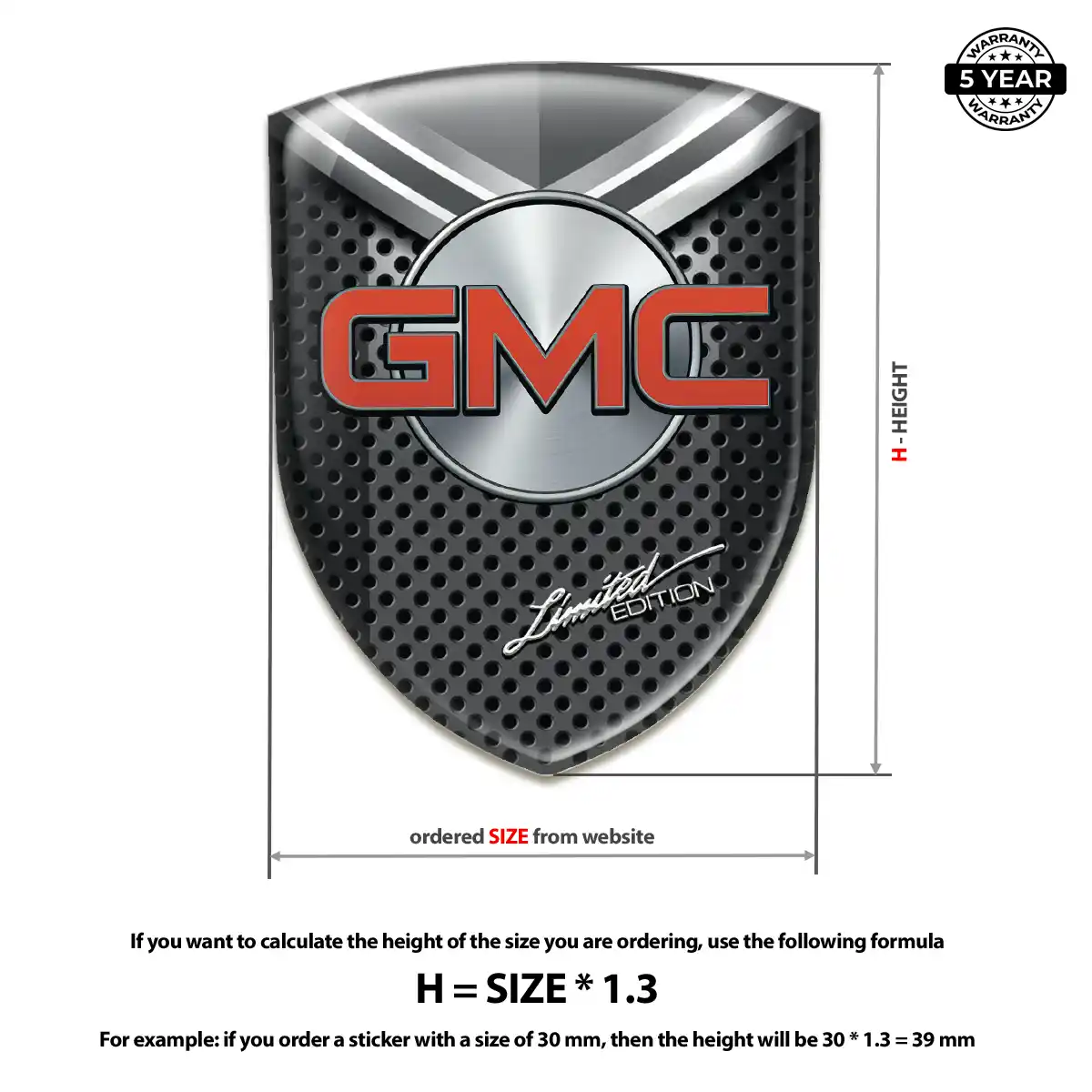GMC Logo Badge Opulent Line