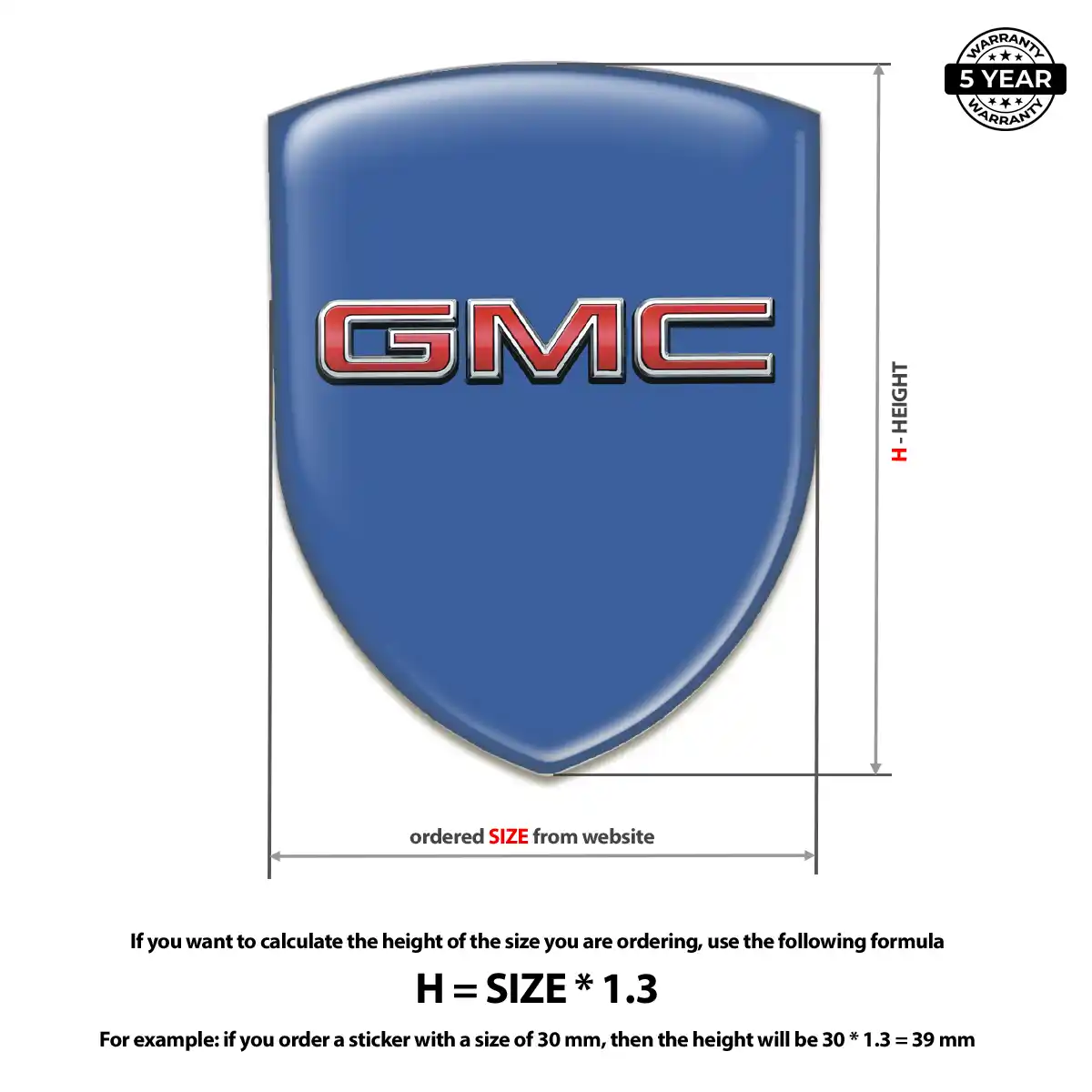 GMC Logo Badge Prestige Line