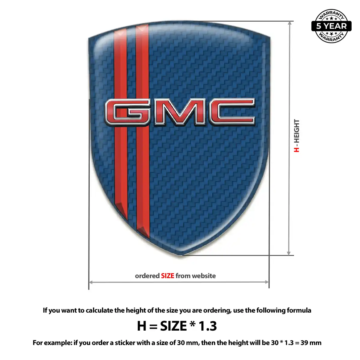 GMC Logo Badge Refined Design