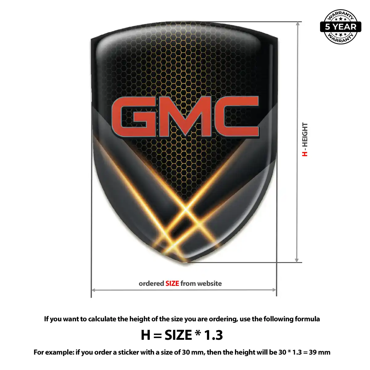 GMC Logo Emblem Noble Edition