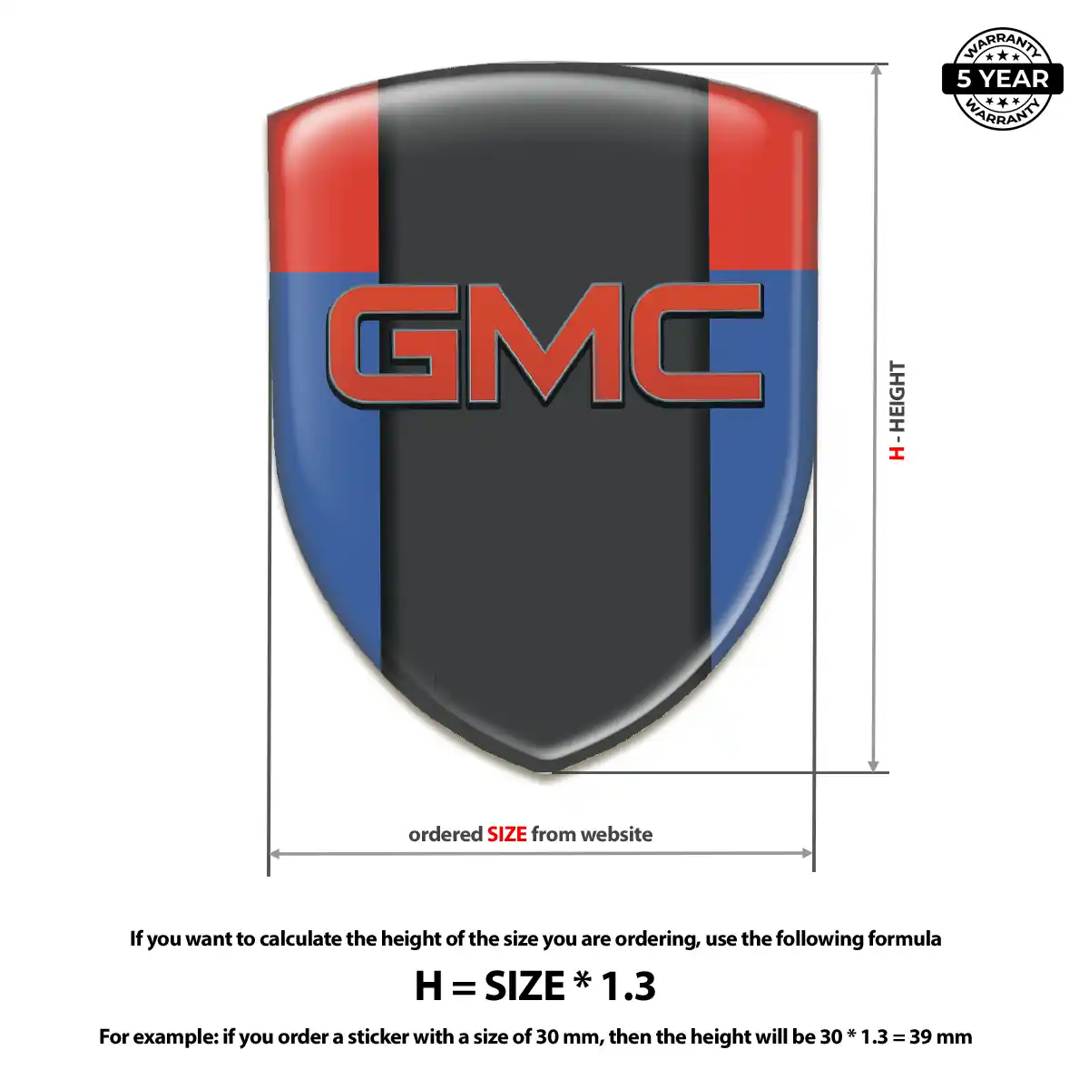 GMC Logo Emblem Resin Elite