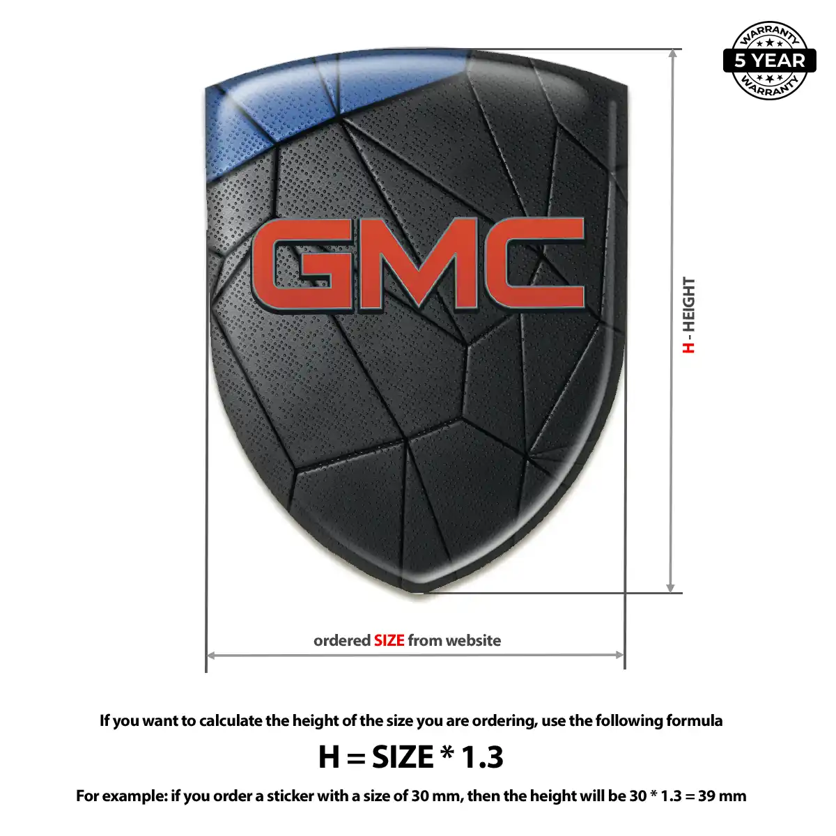 GMC Logo Emblem Signature Grade