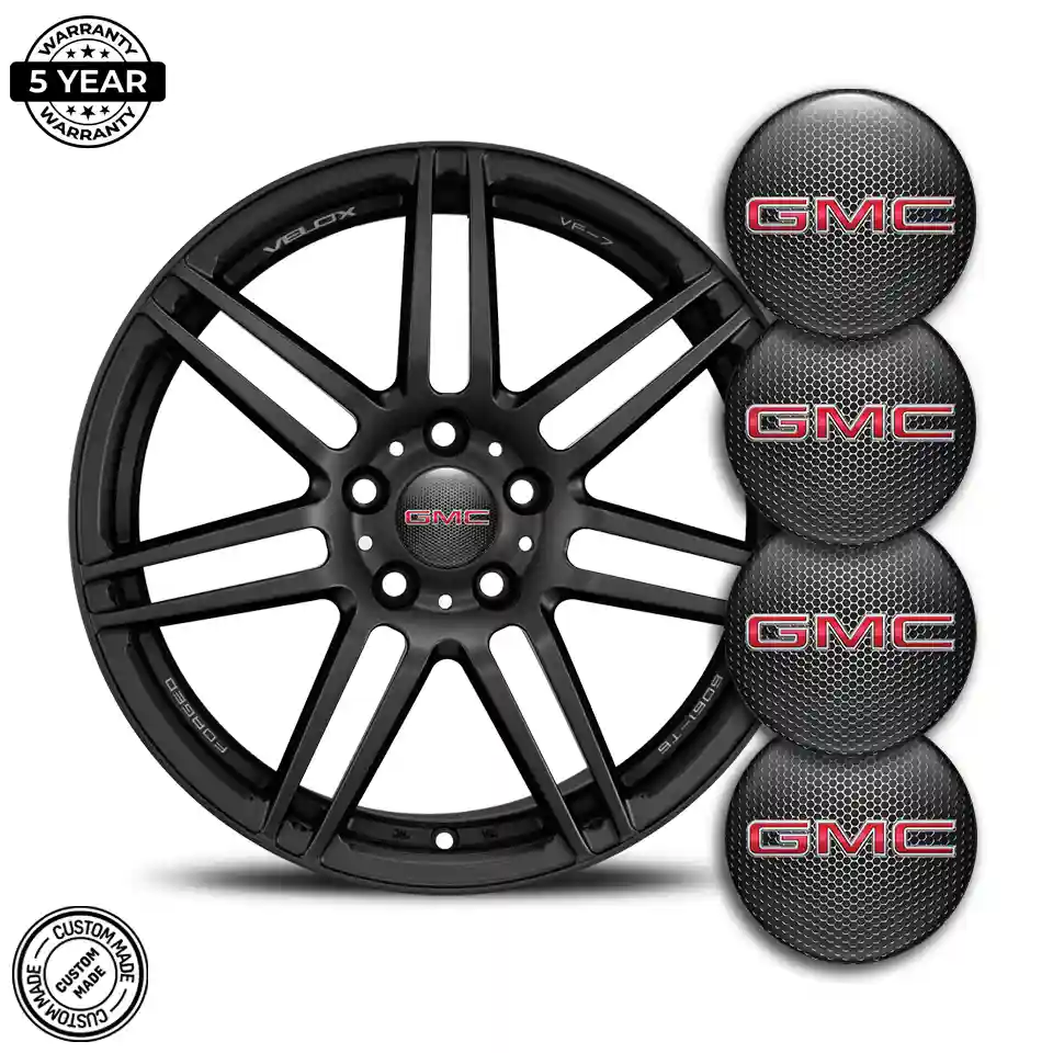 GMC Logo Silicone Badge Self-Adhesive Stylish Design