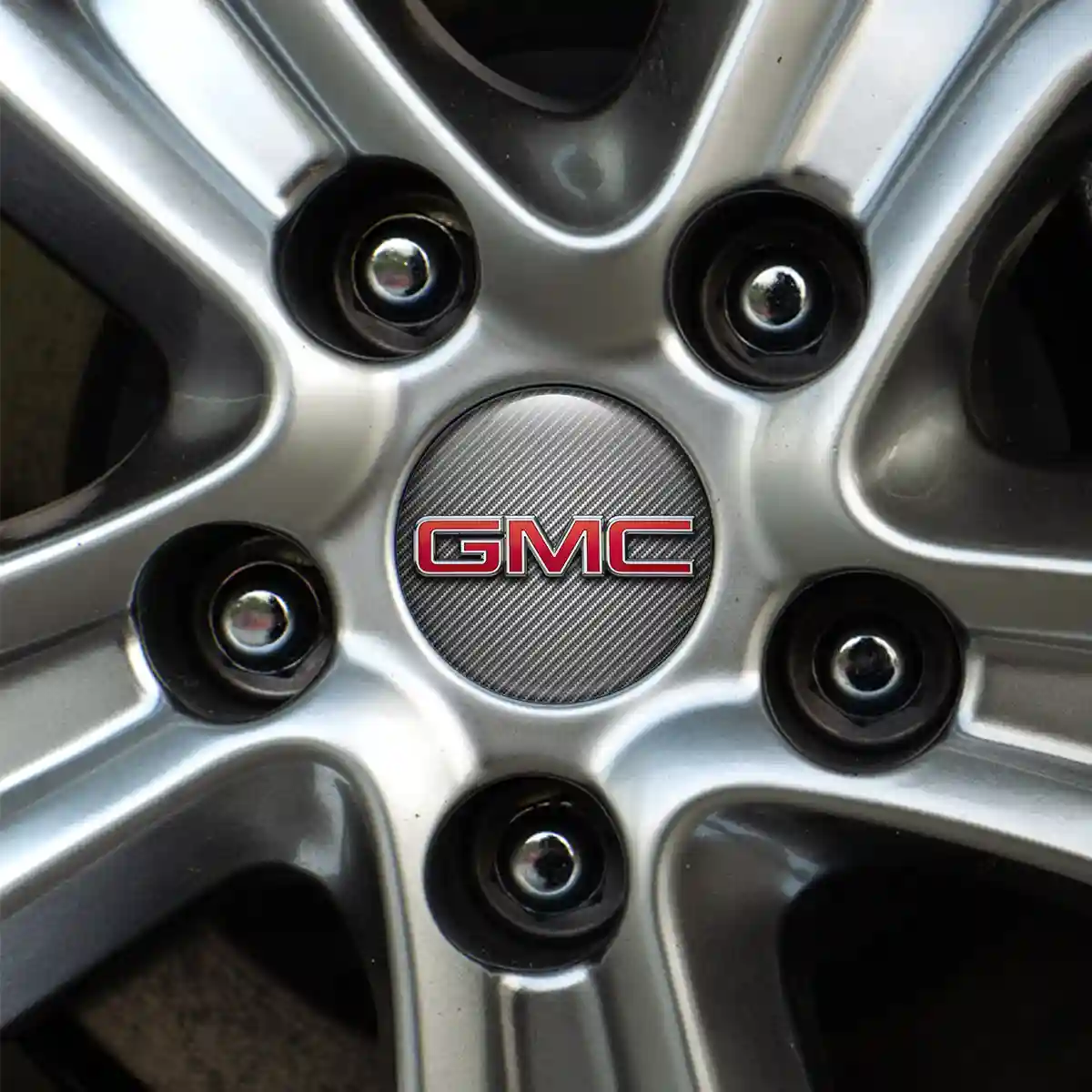 GMC Logo Silicone Emblem Self-Adhesive Stylish Design