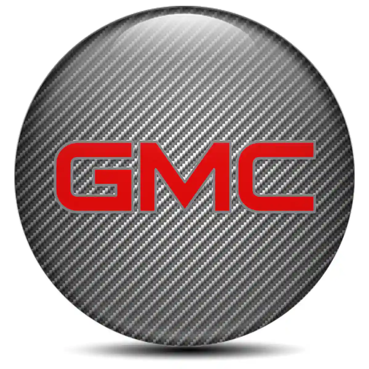 GMC Logo Silicone Sticker Self-Adhesive Stylish Design