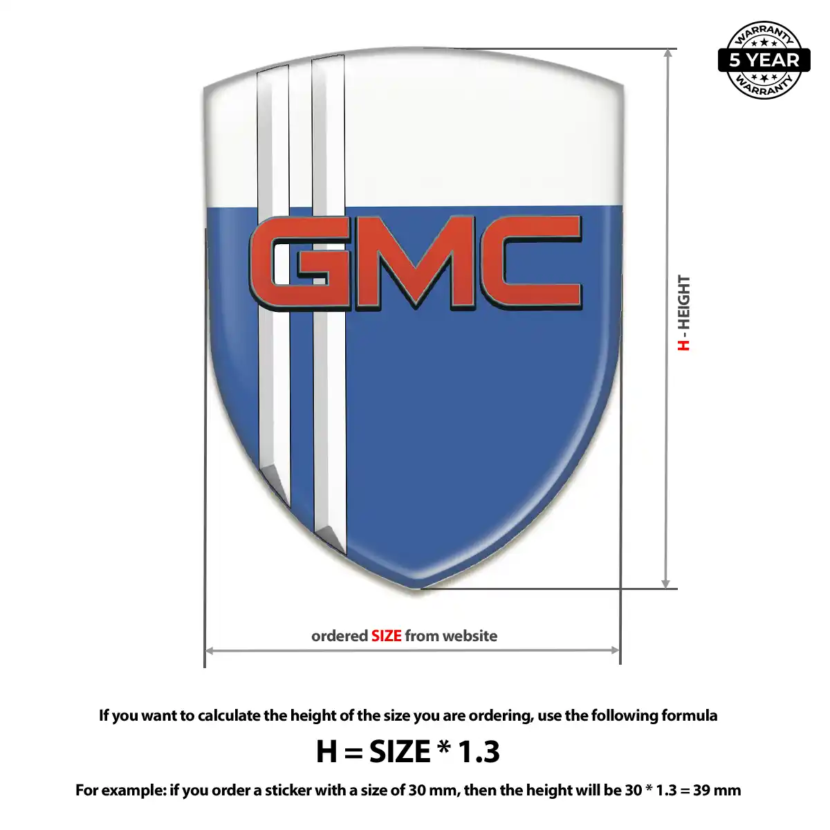 GMC Logo Sticker Exclusive Series