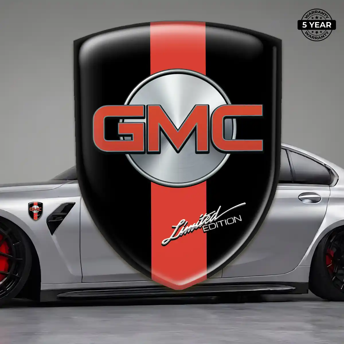 GMC Logo Sticker Prime Quality