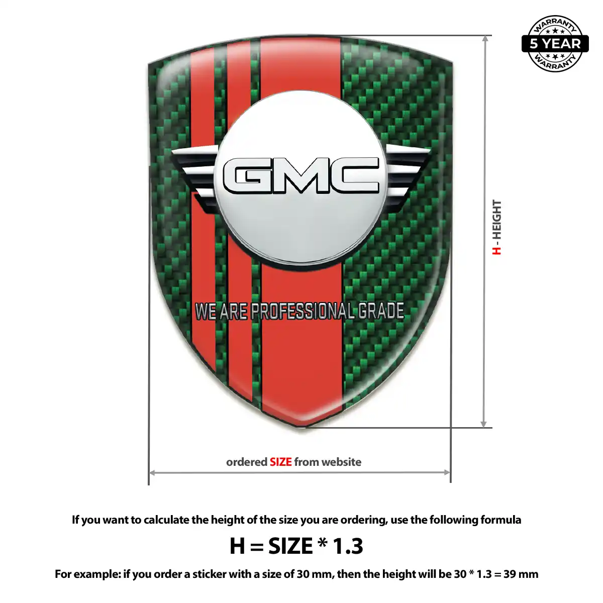 GMC Logo Sticker Sleek Style