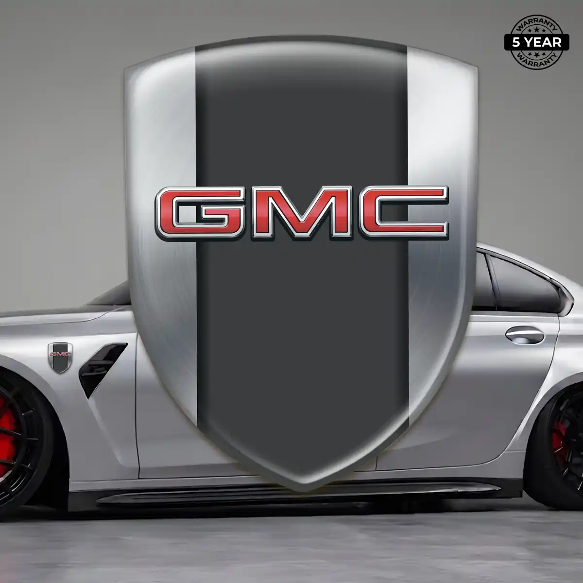 GMC Polyurethane Domed Sticker Deluxe Edition