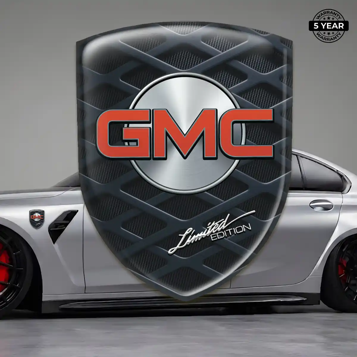 GMC Polyurethane Domed Sticker Elite Edition