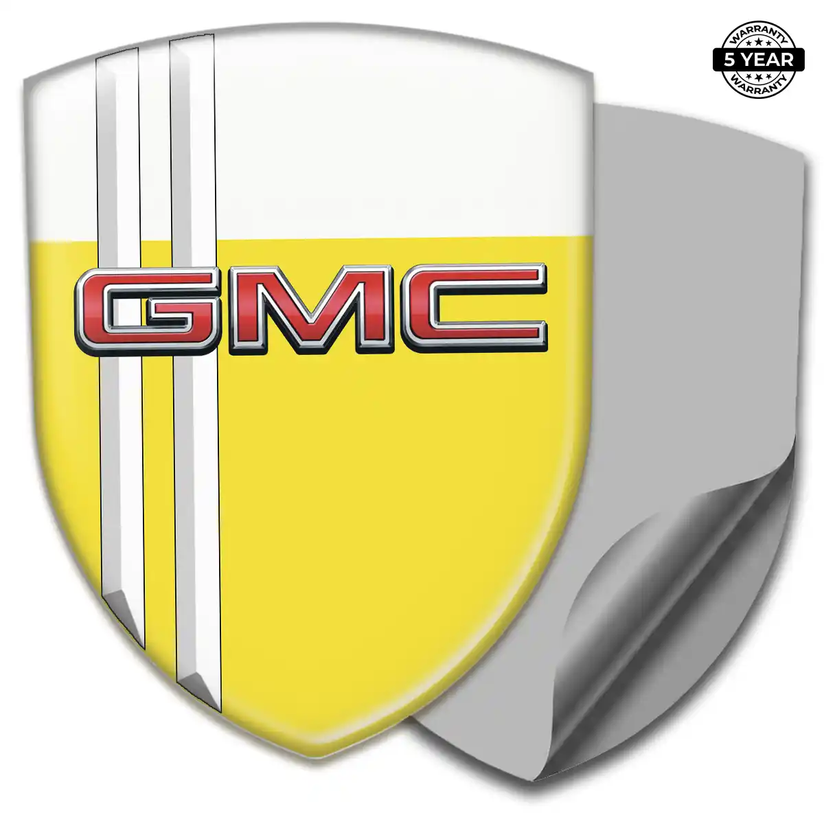GMC Polyurethane Domed Sticker Elite Finish