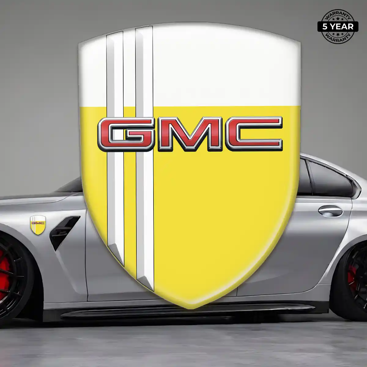 GMC Polyurethane Domed Sticker Elite Finish