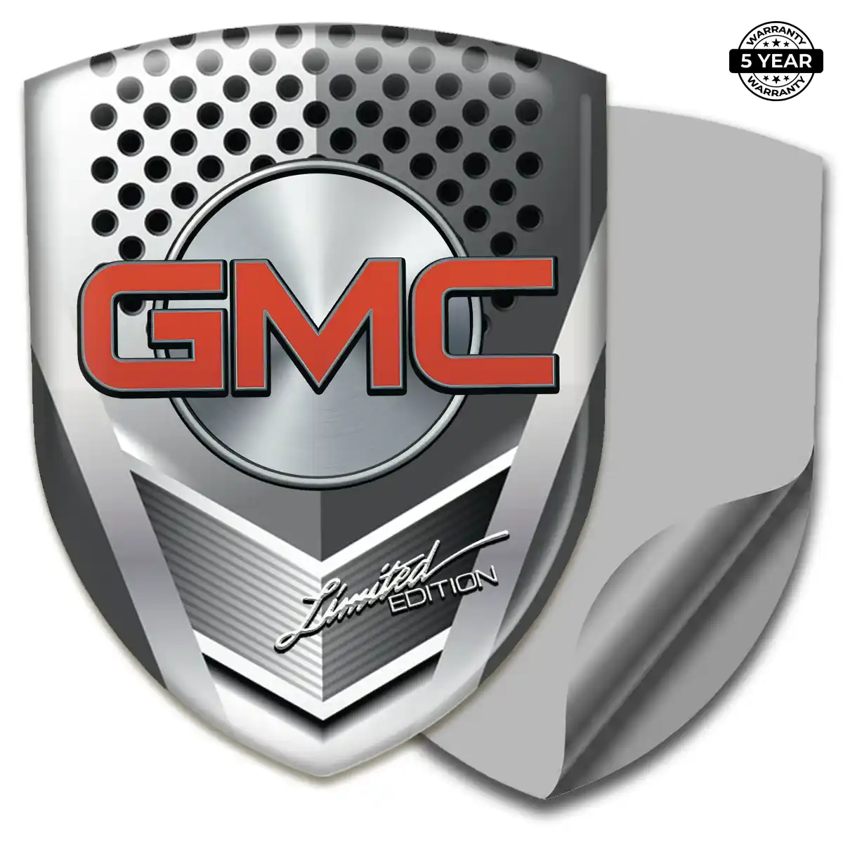 GMC Polyurethane Domed Sticker Interior Luxe