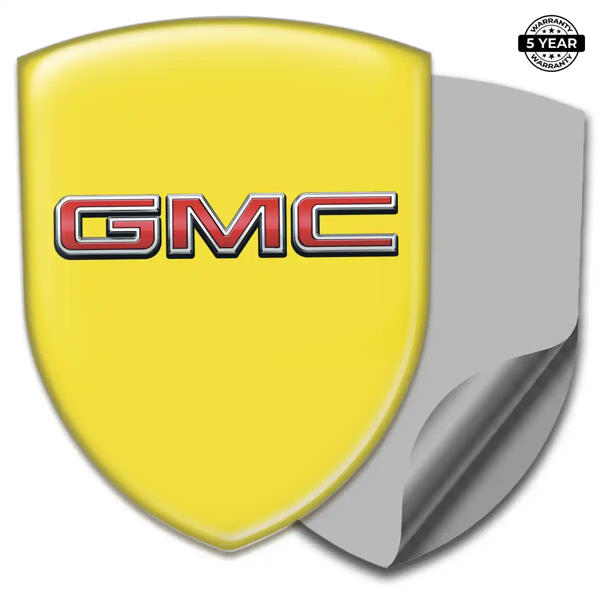 GMC Polyurethane Domed Sticker Premium Dome