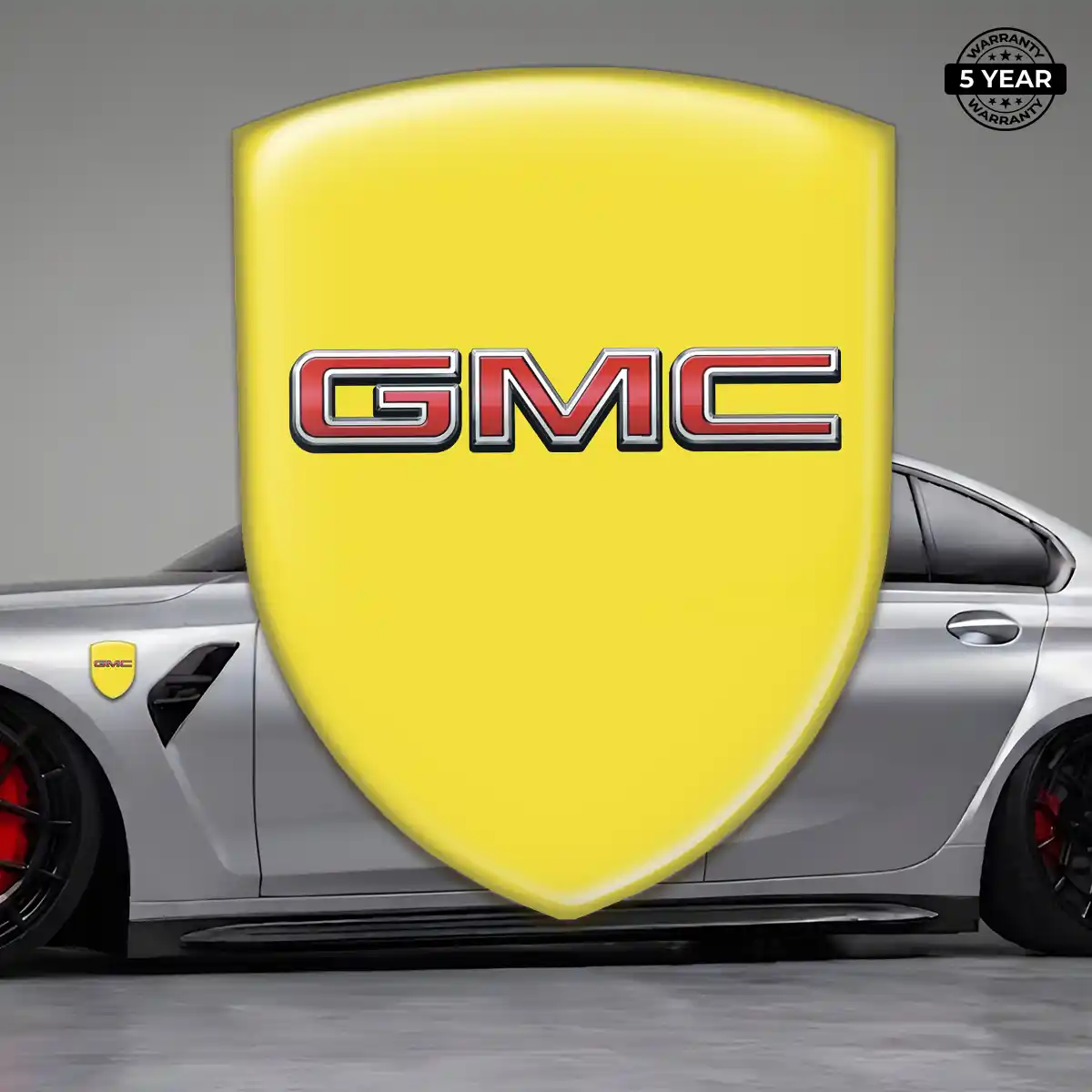 GMC Polyurethane Domed Sticker Premium Dome