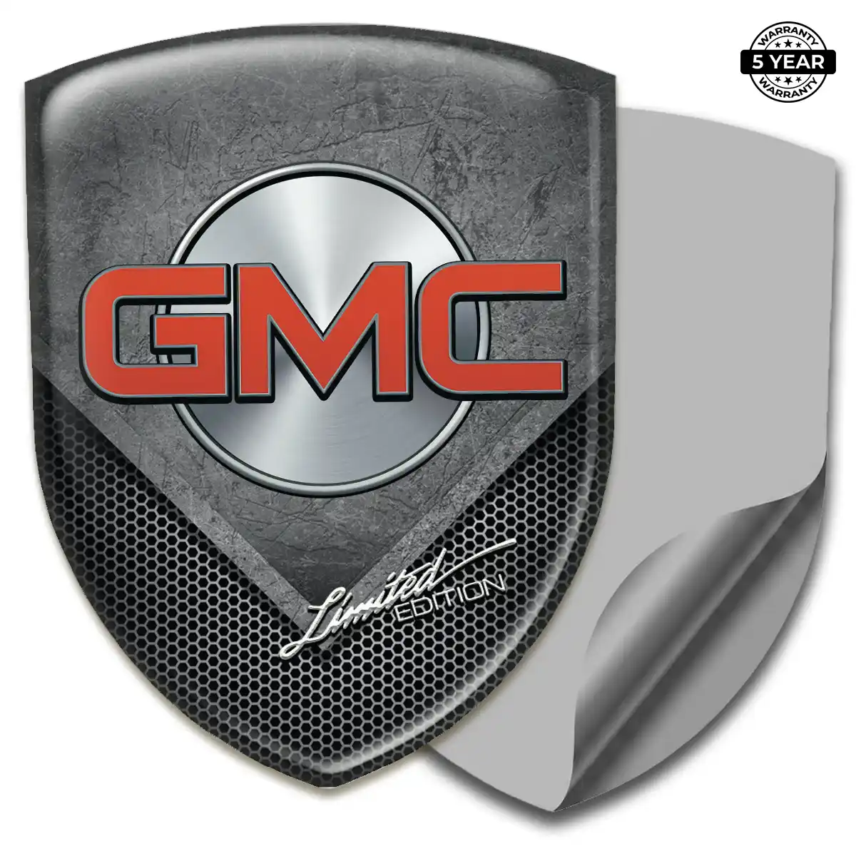 GMC Polyurethane Domed Sticker Prime Quality