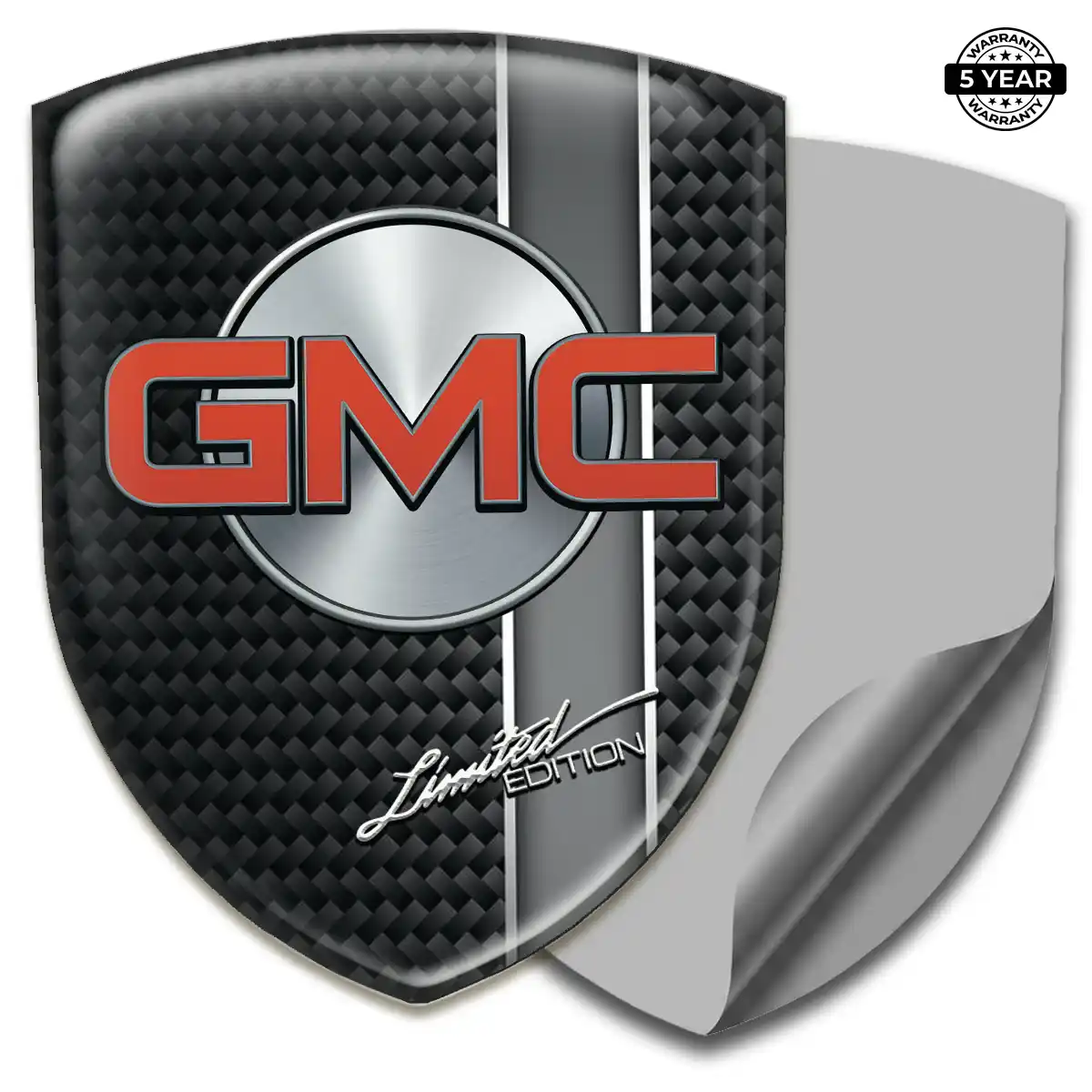 GMC Polyurethane Domed Sticker Signature Grade