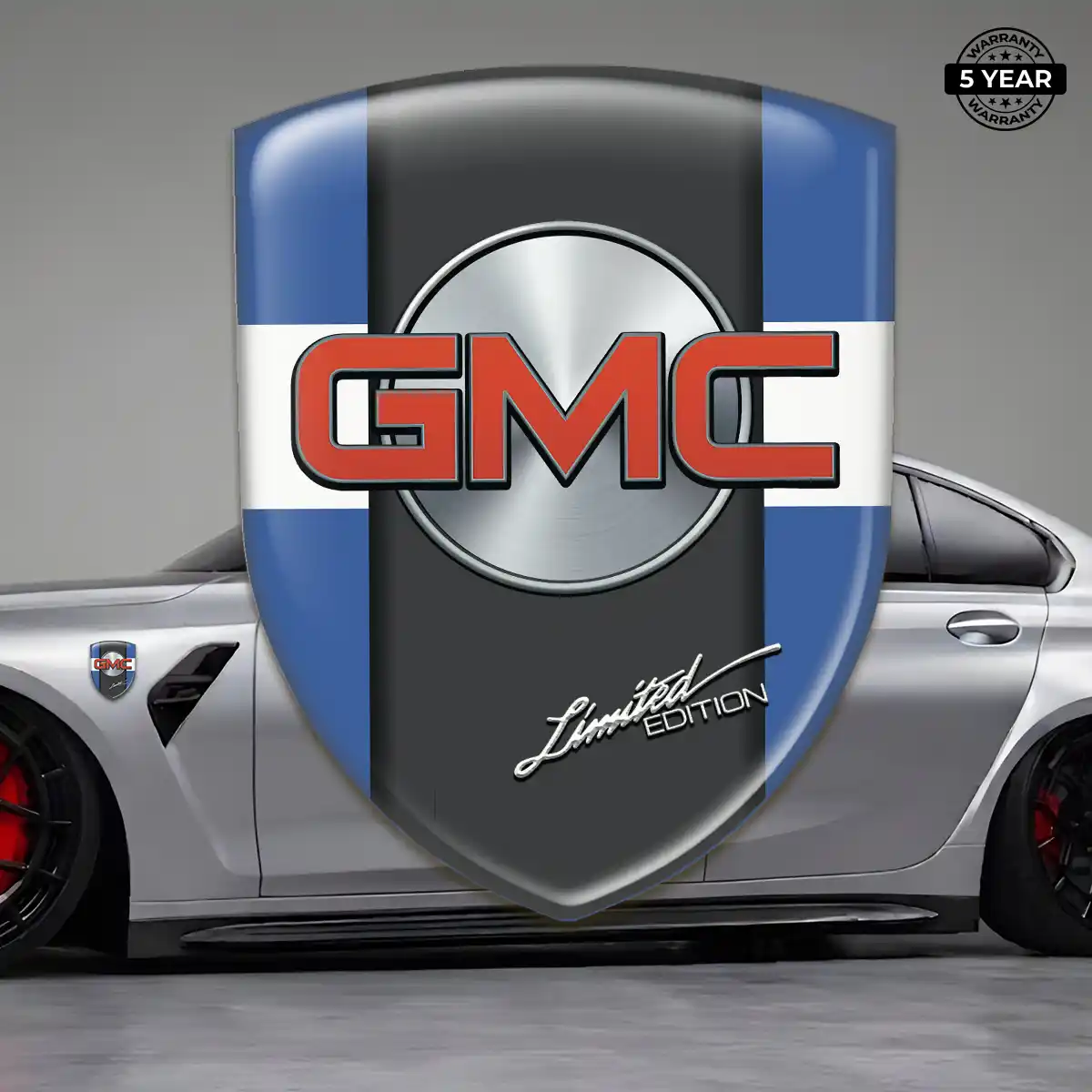 GMC Resin Badge Sticker Elite Finish