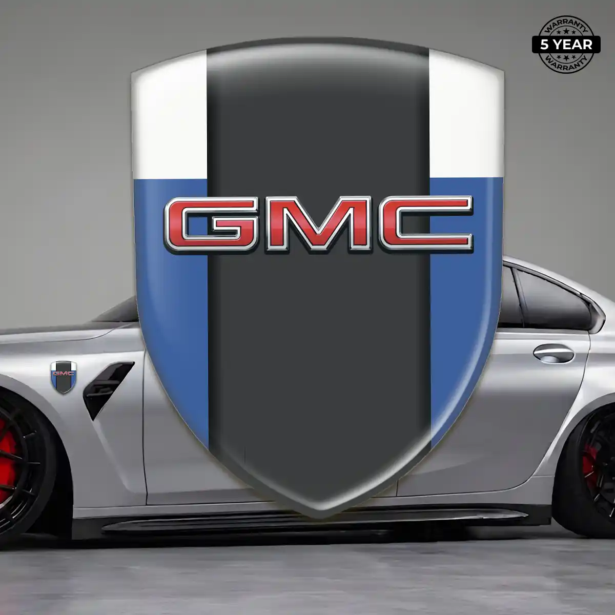 GMC Resin Badge Sticker Premium Dome