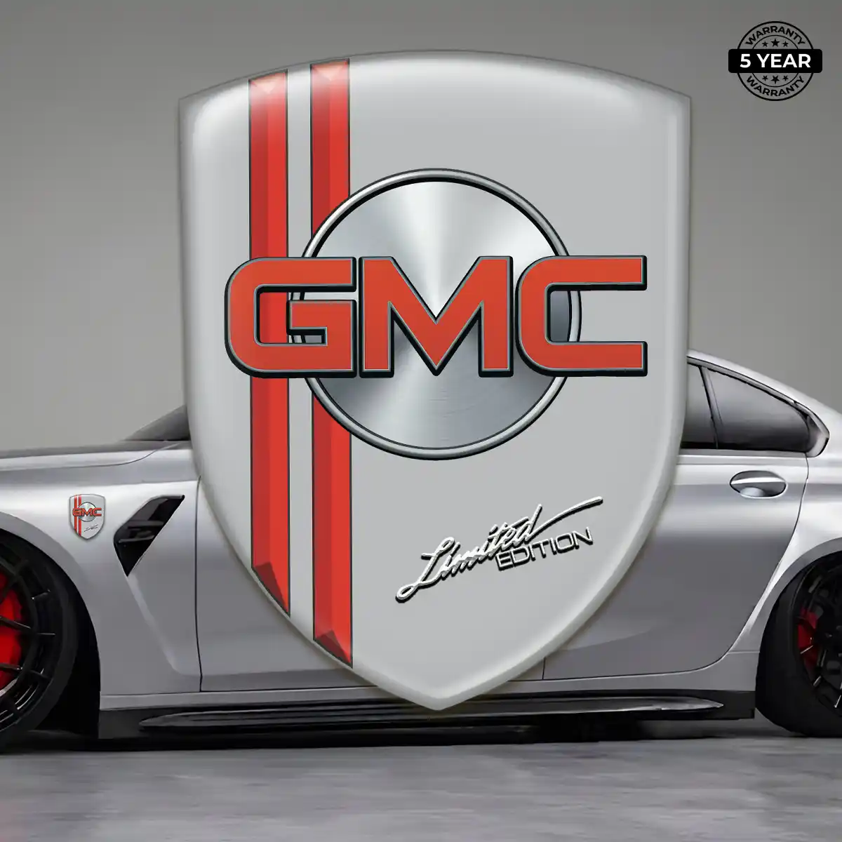 GMC Resin Badge Sticker Refined Design