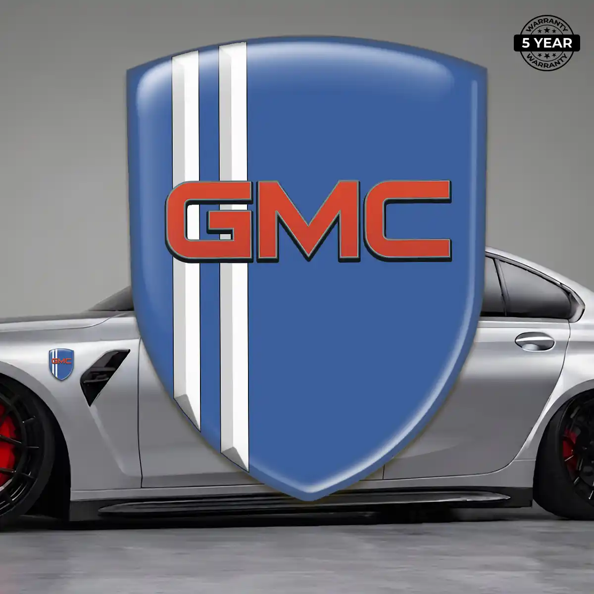 GMC Resin Badge Sticker Sleek Style