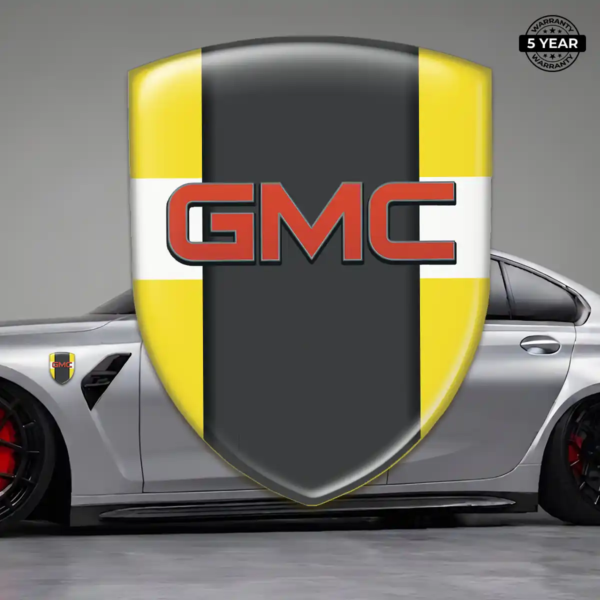 GMC Resin Domed Sticker Interior Luxe