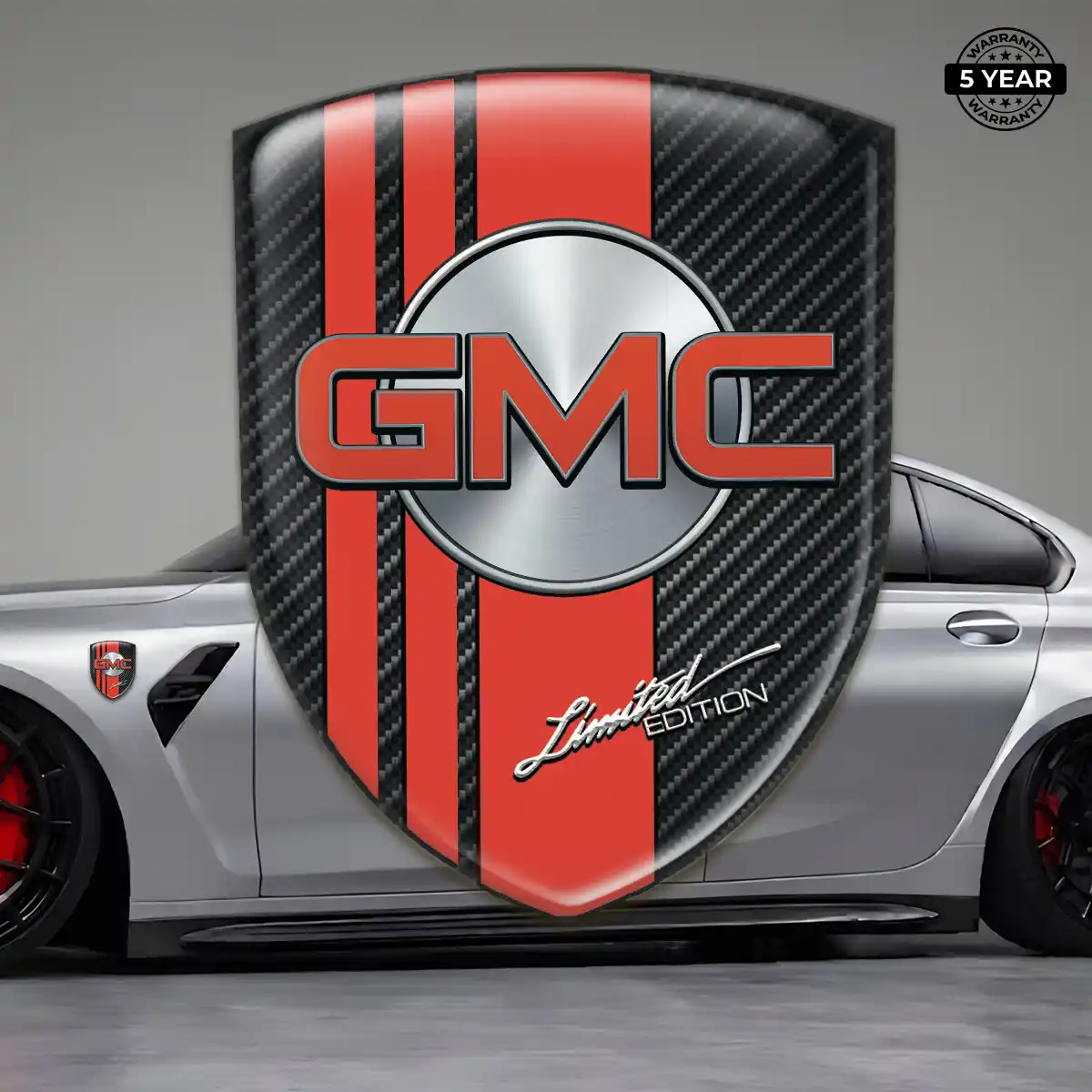 GMC Resin Domed Sticker Prime Quality