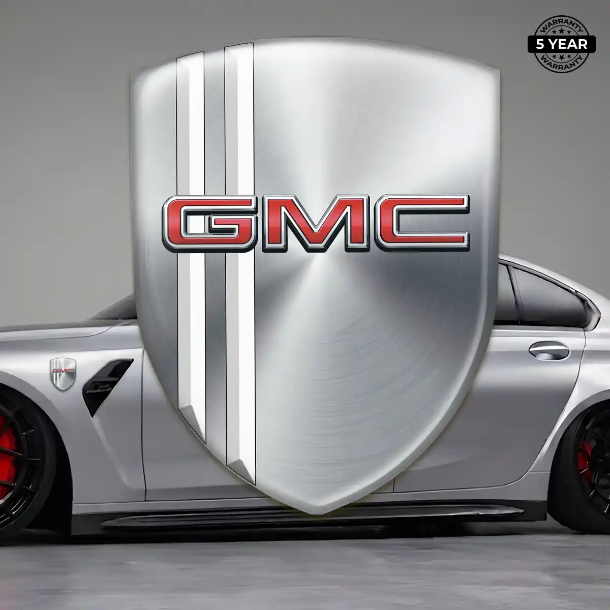 GMC Resin Domed Sticker Refined Design