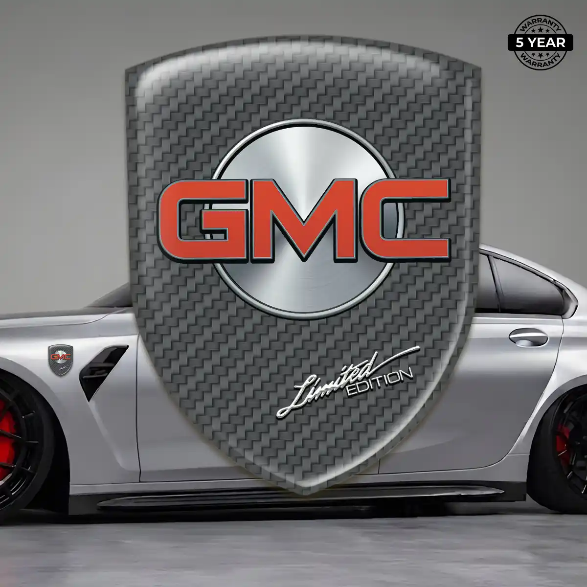 GMC Resin Emblem Sticker Deluxe Edition