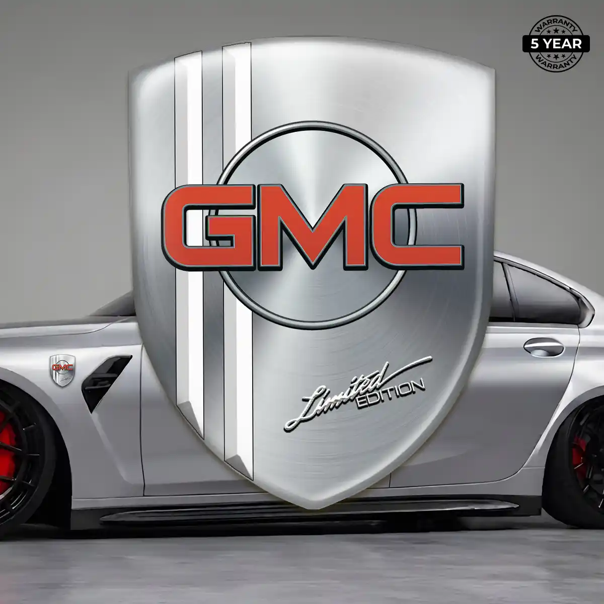 GMC Resin Emblem Sticker Elite Edition