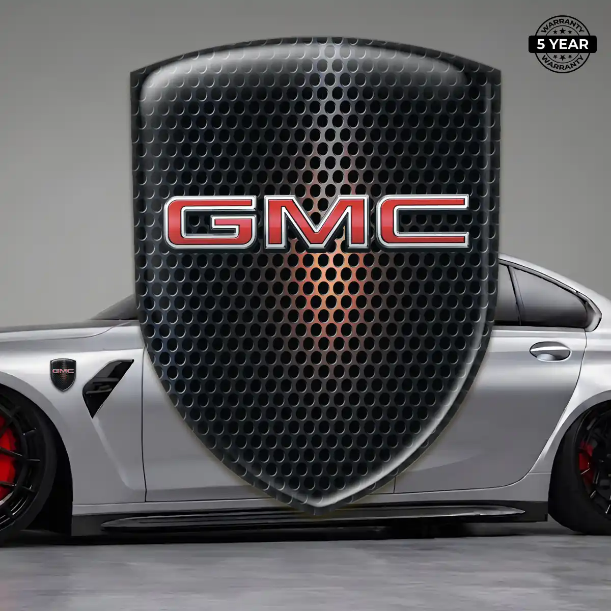 GMC Resin Emblem Sticker Refined Design