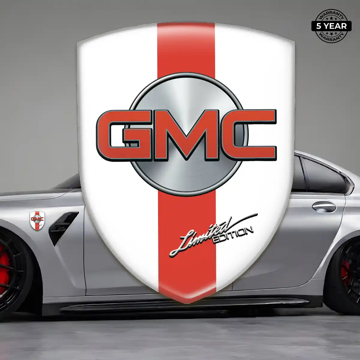 GMC Self Adhesive Emblem Sticker Prestige Line
