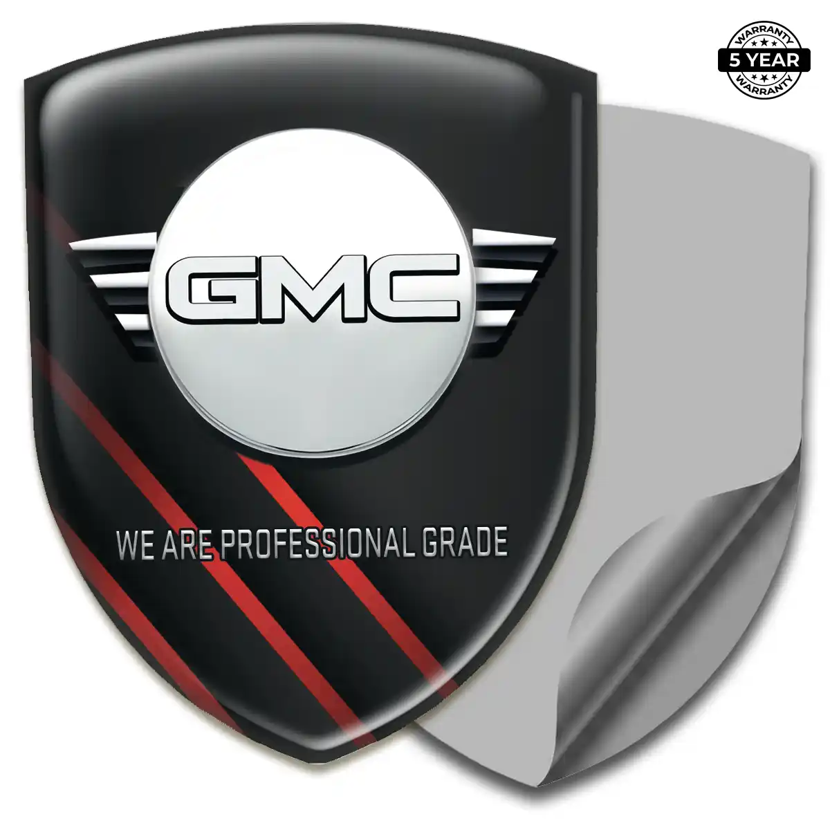 GMC Self Adhesive Emblem Sticker Resin Elite