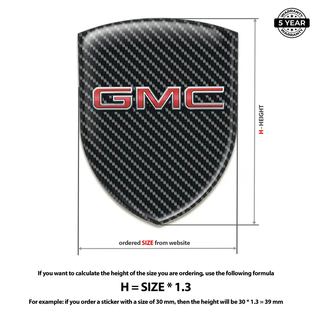 GMC Silicone Badge Deluxe Edition