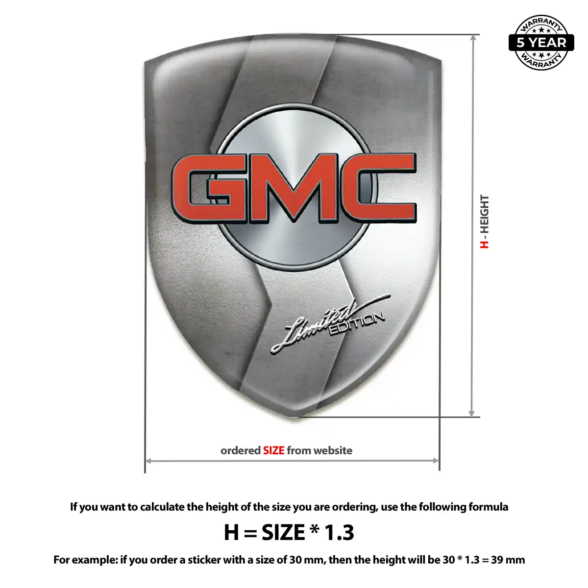 GMC Silicone Badge Elite Edition