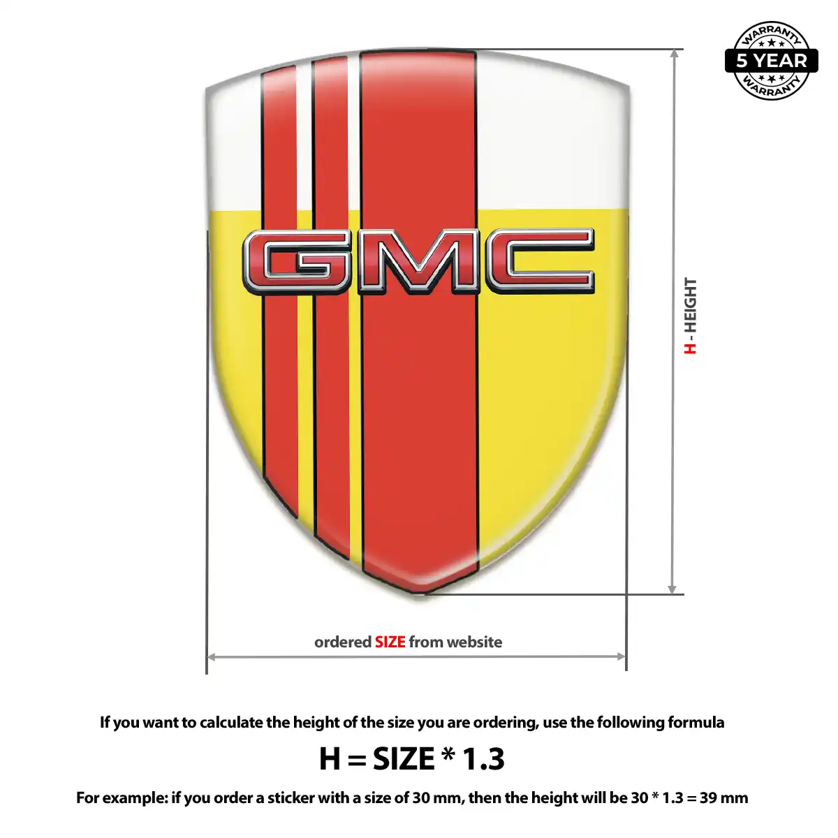 GMC Silicone Badge Resin Elite