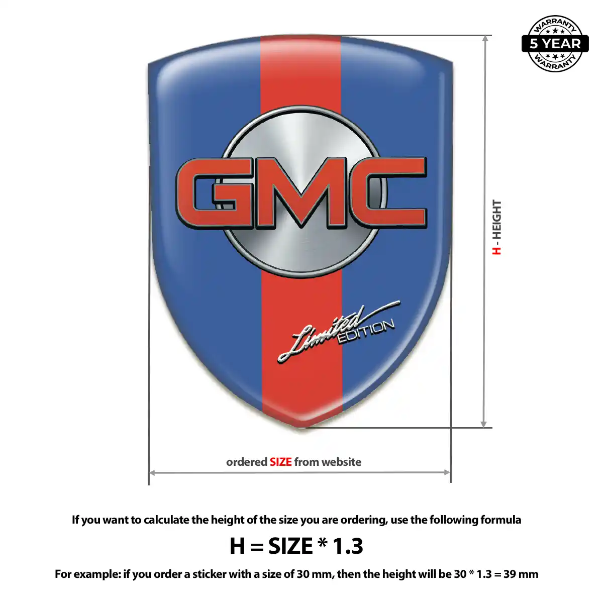 GMC Silicone Emblem Noble Edition